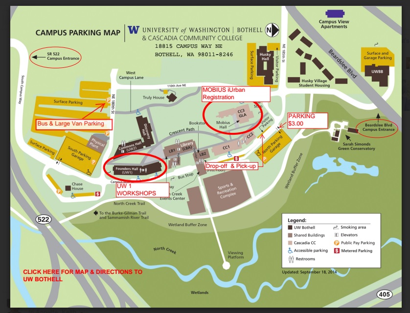 Campus Map Uw Bothell Iurbanteen